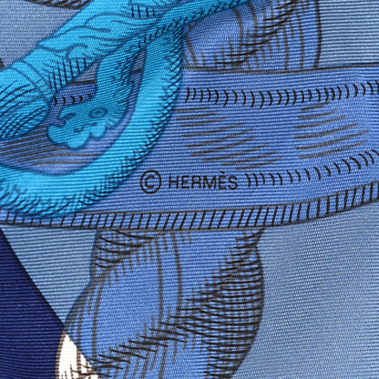 Hermes Cashmere Silk Della Cavalleria Shawl 140 4 of 6