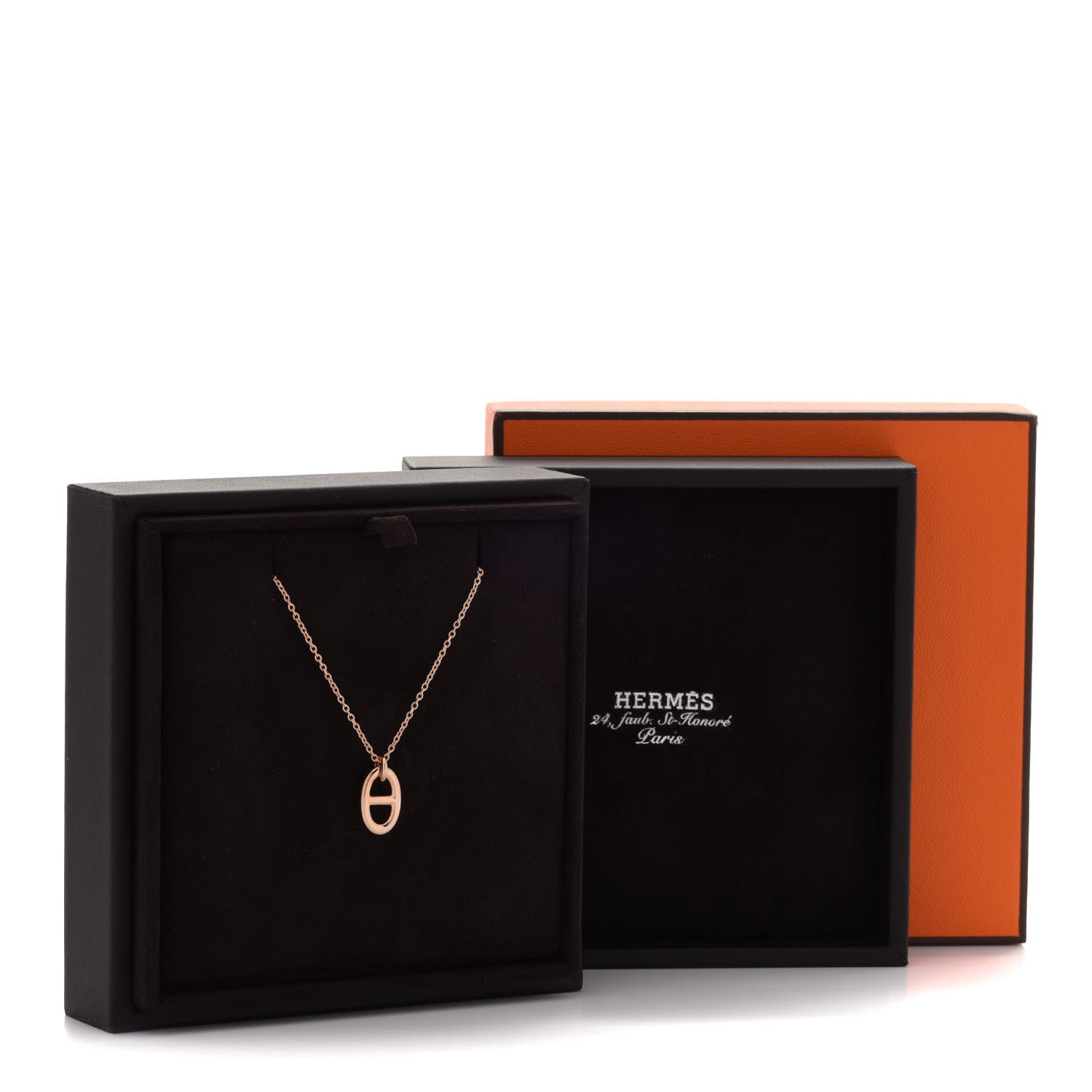 Hermes 18K Rose Gold PM Farandole Pendant Necklace 7 of 7