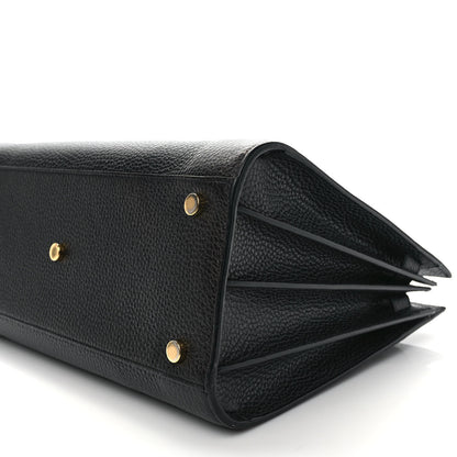 Saint Laurent Grained Calfskin Small Sac De Jour Black 8 of 8