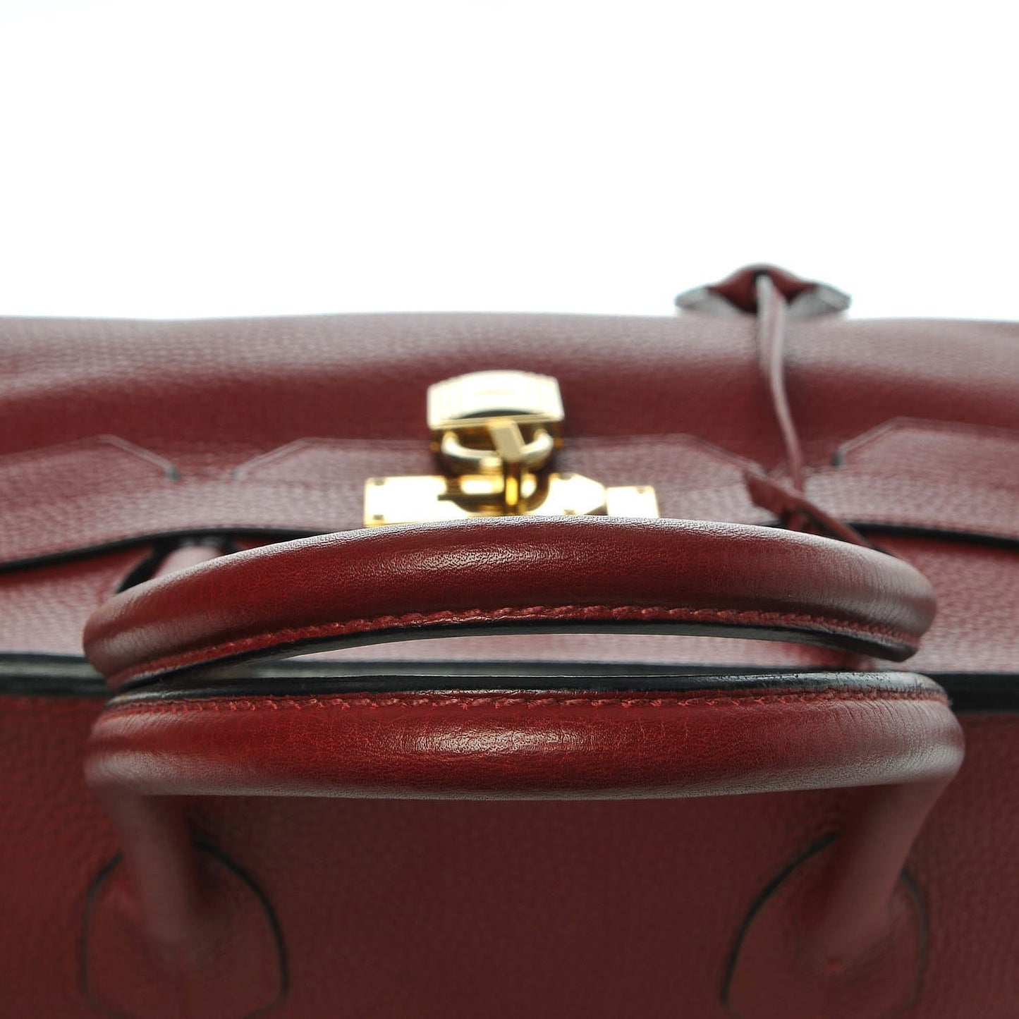 Taurillon Clemence JPG Birkin 42 Rouge H