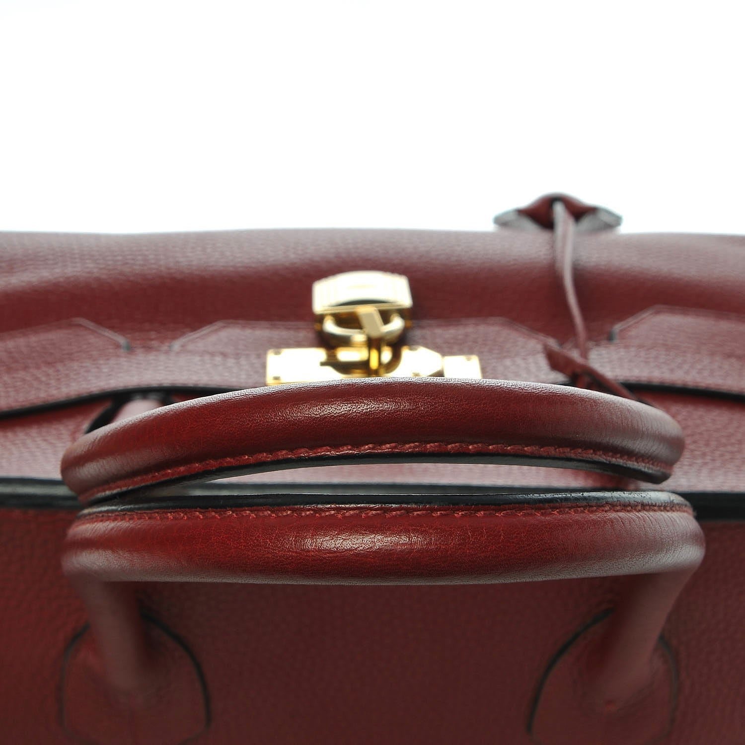 Hermes Taurillon Clemence JPG Birkin 42 Rouge H 21 of 33