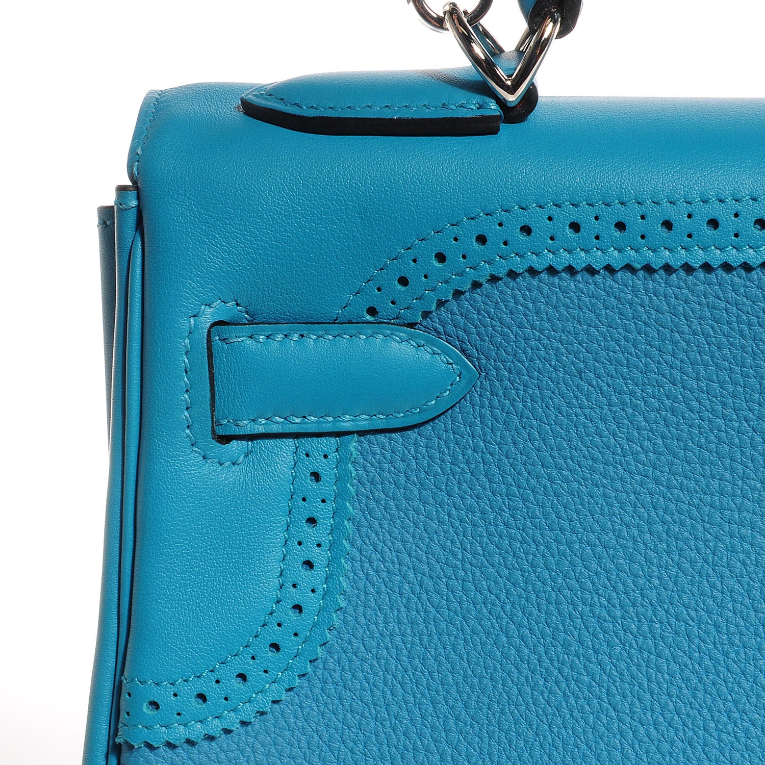 Hermes Togo Swift Ghillies Kelly 32 Turquoise 10 of 29