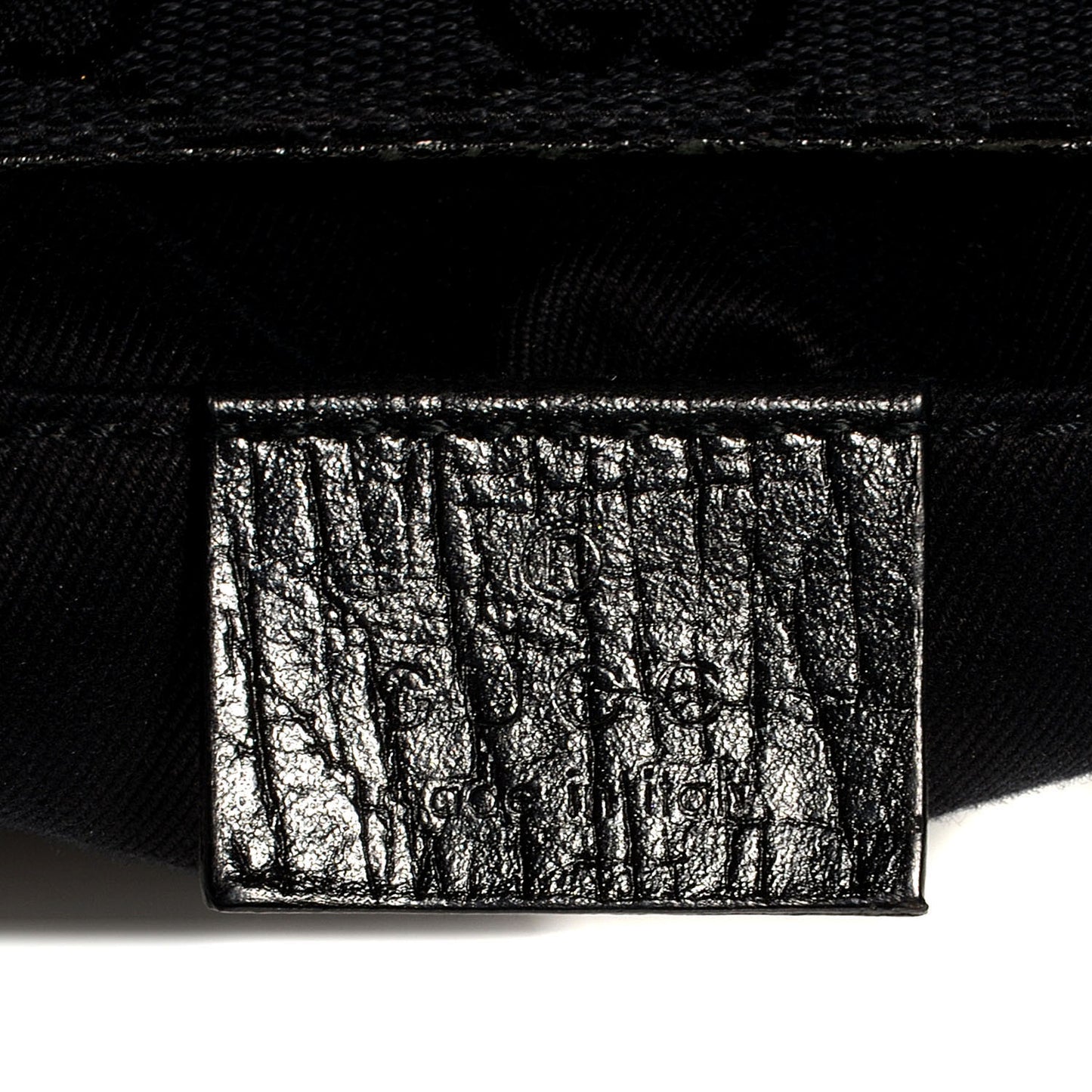 Monogram Horsebit Clutch Black