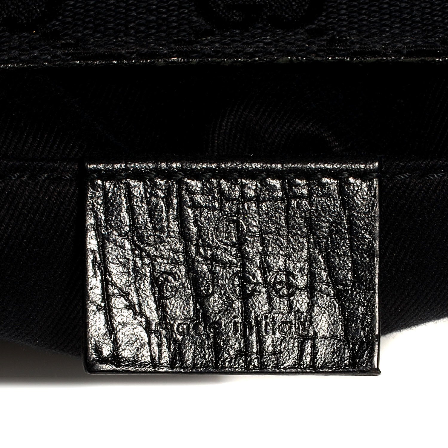 Gucci Monogram Horsebit Clutch Black 7 of 7