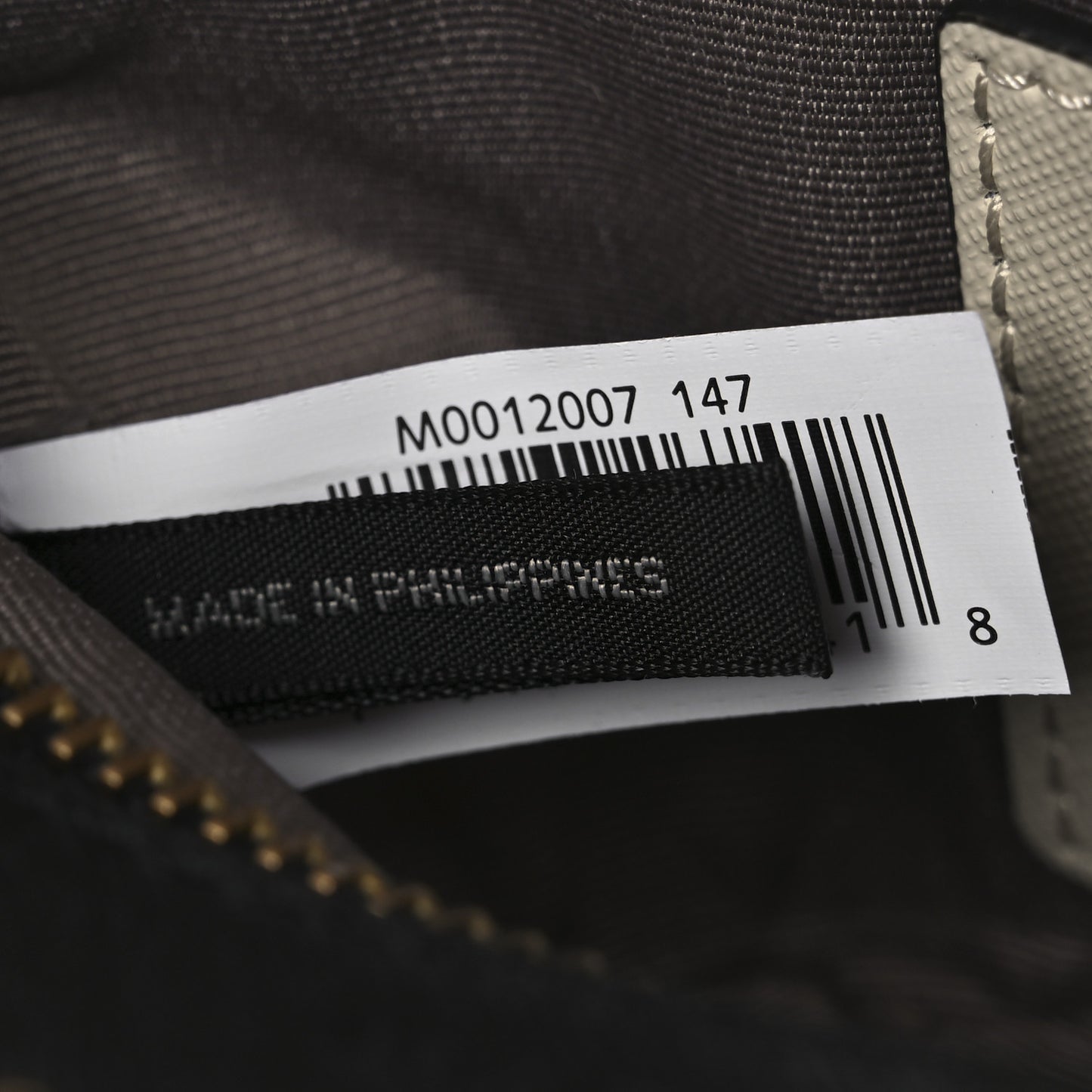 Saffiano Small Snapshot Camera Bag New Cloud White Multicolor