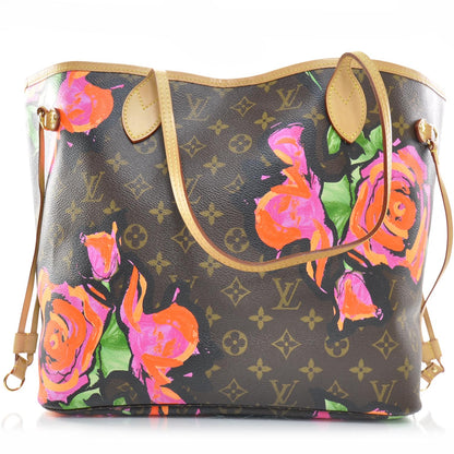 Louis Vuitton Monogram Roses Neverfull MM 1 of 9
