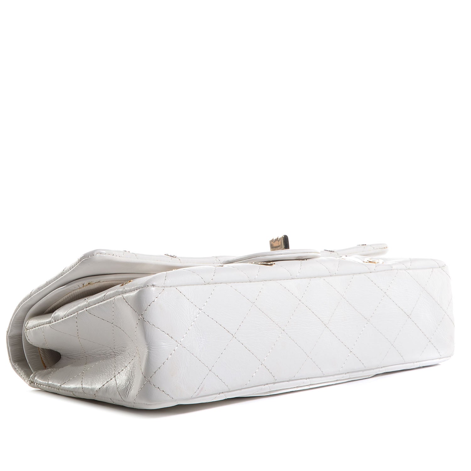 Chanel Calfskin CC Punk 2.55 Reissue 225 Flap White 4 of 9