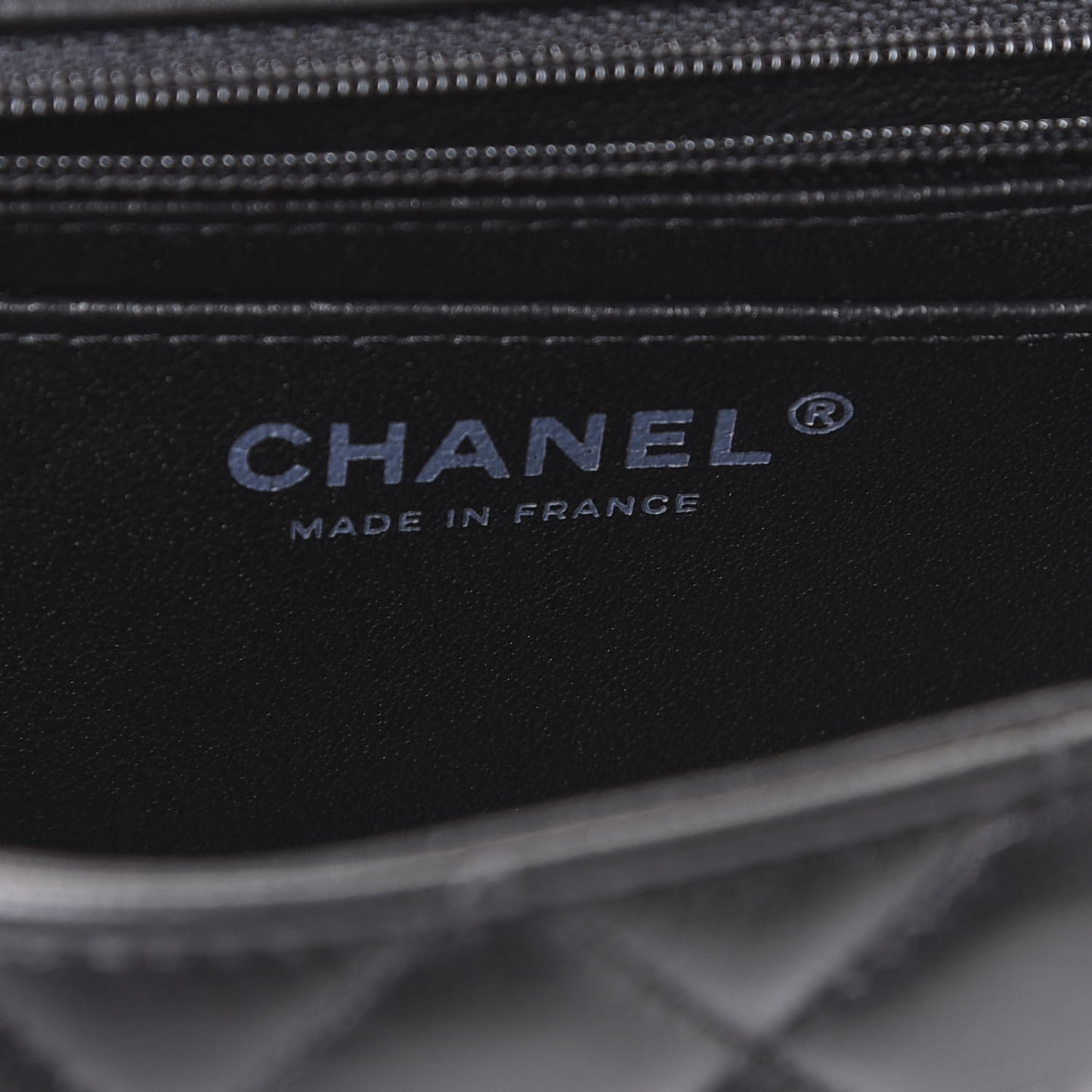 Lambskin Quilted Mini Rectangular Flap Black