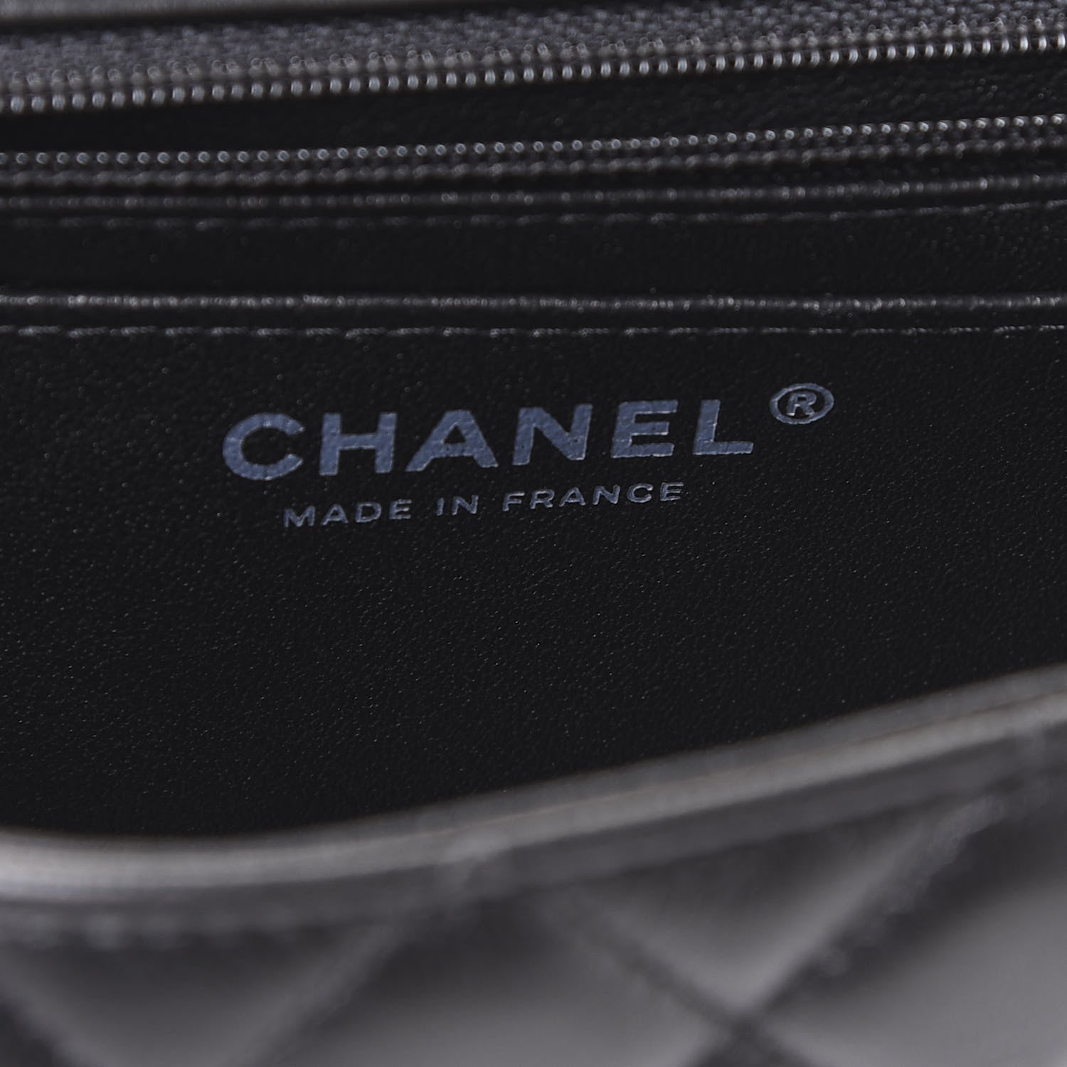 Chanel Lambskin Quilted Mini Rectangular Flap Black 7 of 10