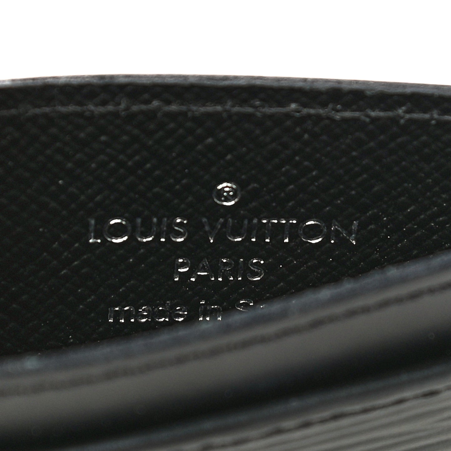 Epi Card Holder Black