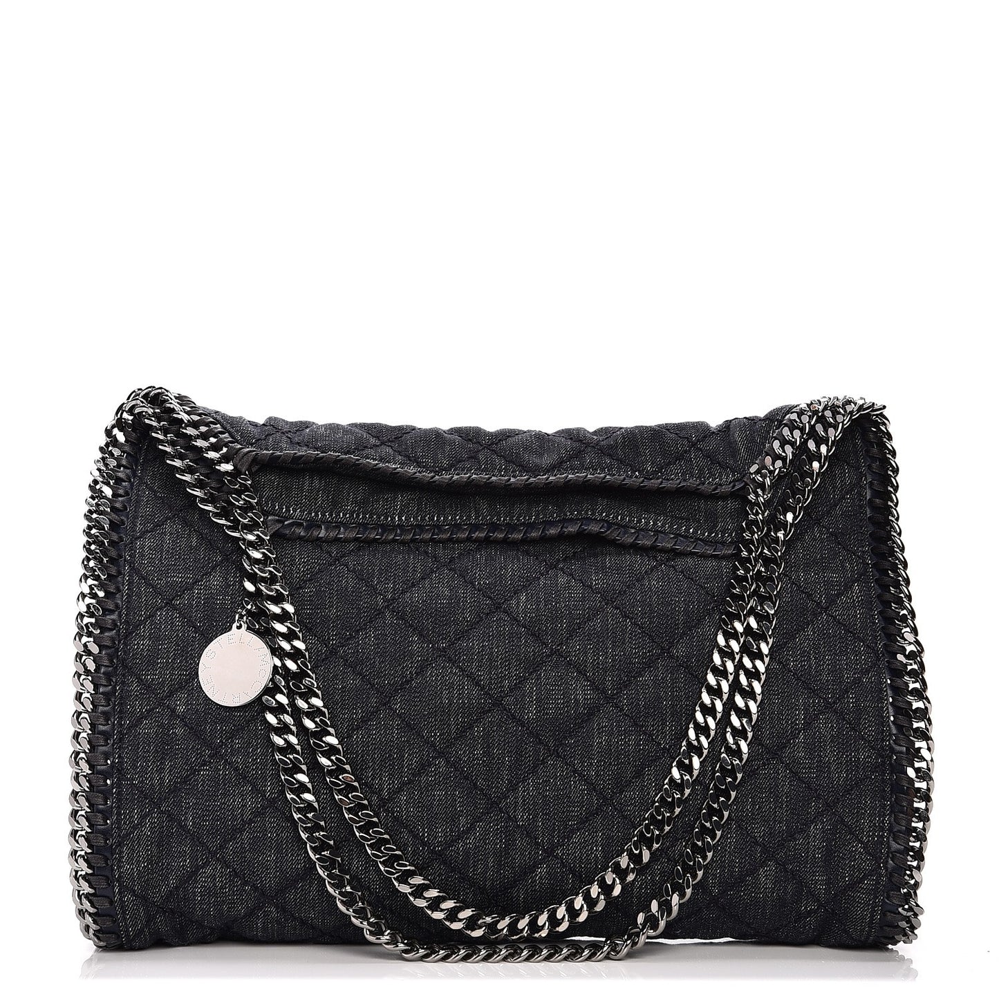 Denim Quilted Small Baby Bella Tote
