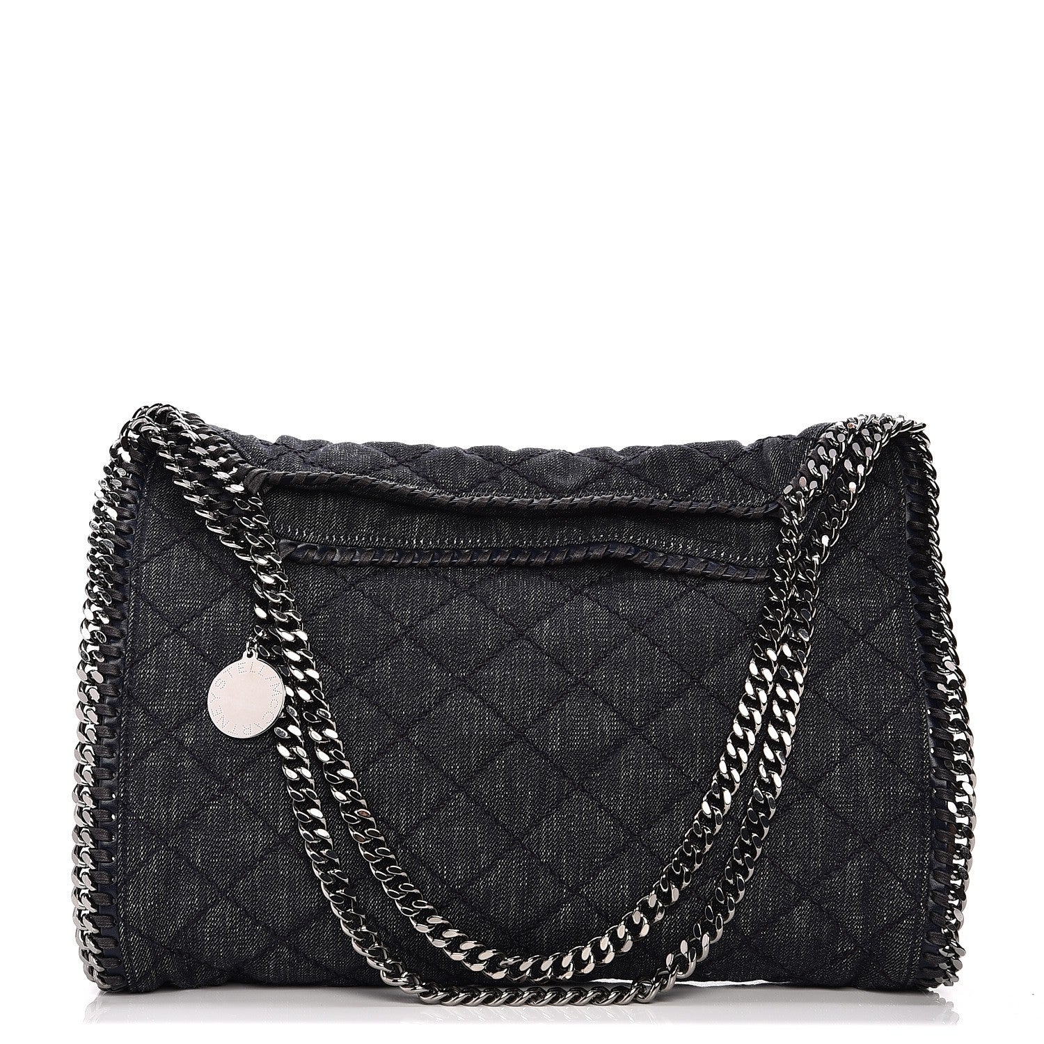 Stella McCartney Denim Quilted Small Baby Bella Tote 1 of 8
