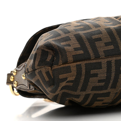 Fendi Zucca Small Chef Shoulder Bag Tobacco 7 of 11
