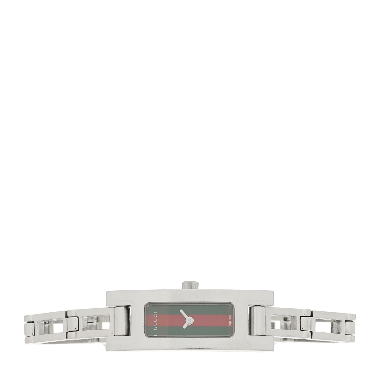 Gucci Stainless Steel 12mm 3900L Web Quartz Watch 2 of 4