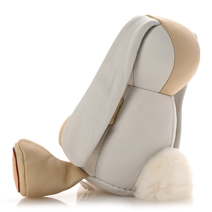 Louis Vuitton Calfskin Monogram Doudou Lewis Rabbit Beige 3 of 11
