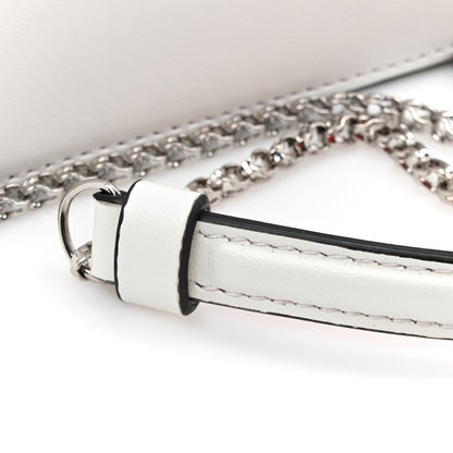 Christian Louboutin Calfskin Loubi54 Crossbody Clutch White 11 of 15