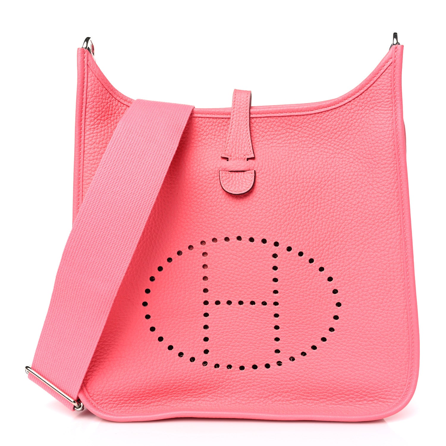 Hermes Taurillon Clemence Evelyne III PM Rose Azalee 1 of 31