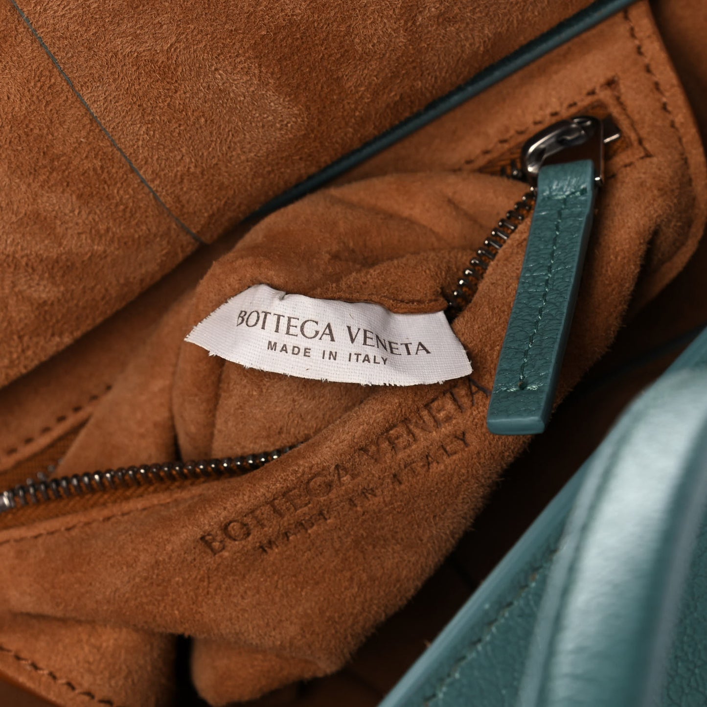 Grained Calfskin Maxi Intrecciato Mini Arco Blue