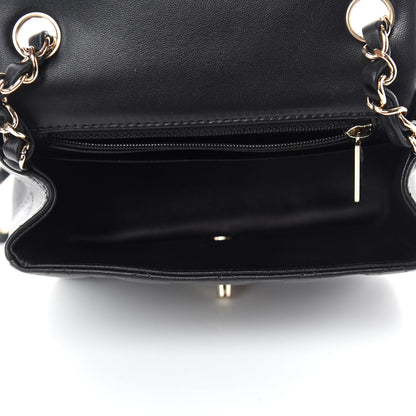 Chanel Lambskin Quilted Mini Square Flap Black 5 of 11