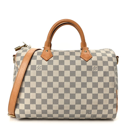 Louis Vuitton Damier Azur Speedy Bandouliere 30 1 of 12