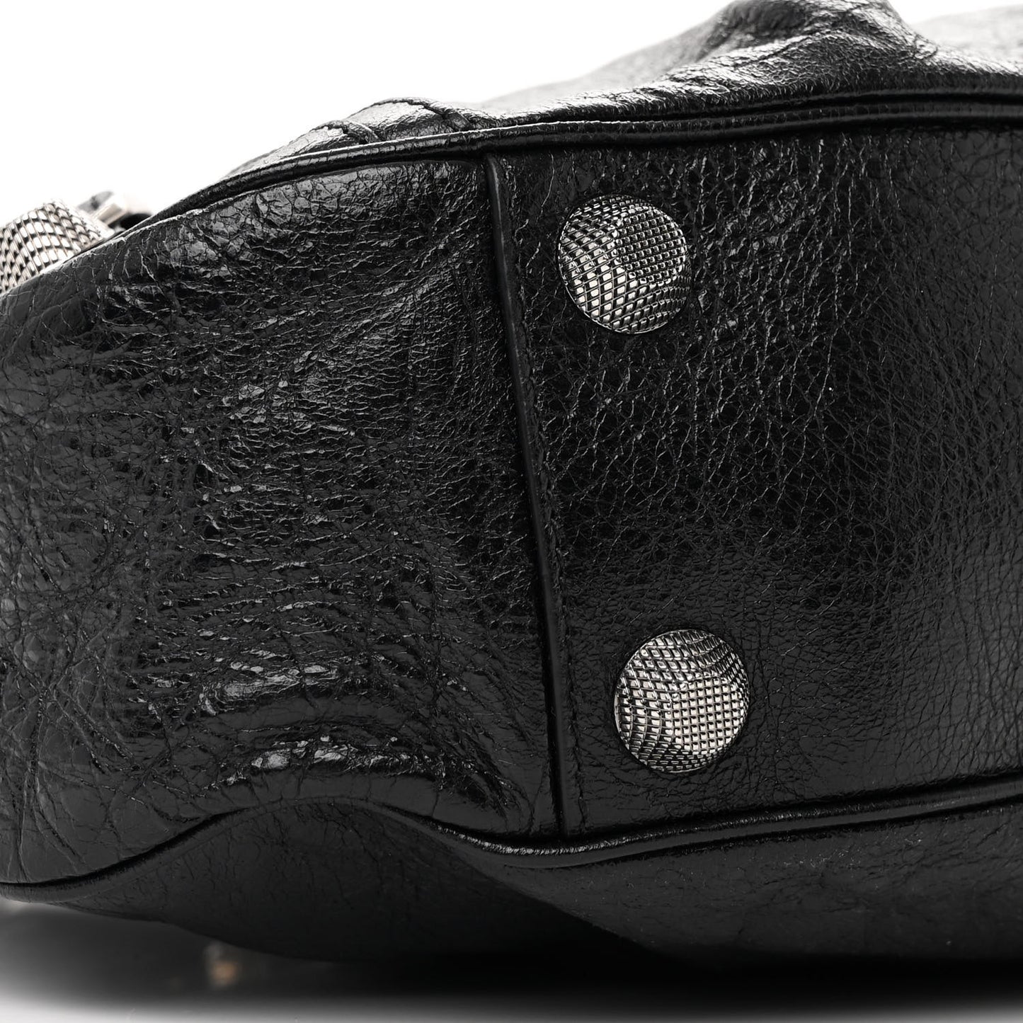 Agneau Arena Small Le Cagole Shoulder Bag Black