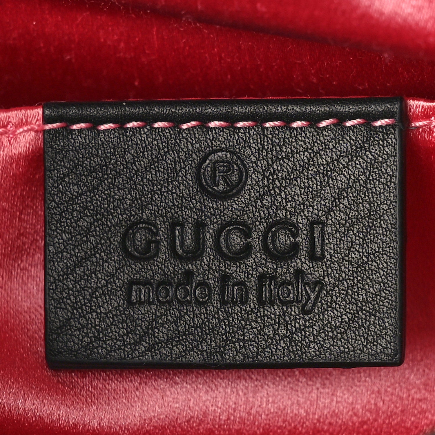 Gucci Velvet Matelasse Marquise Crystals Mini GG Marmont Chain Shoulder Bag Black 6 of 9