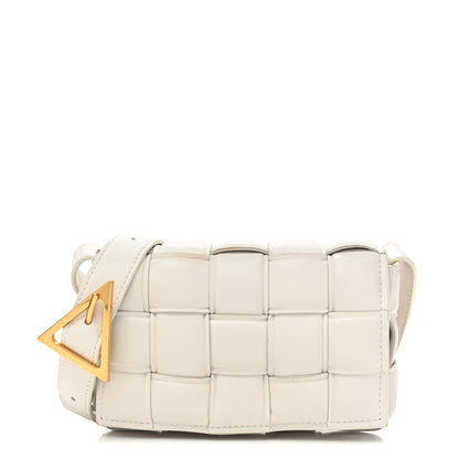 Bottega Veneta Nappa Maxi Intrecciato Small Padded Cassette Crossbody Bag Chalk 1 of 16