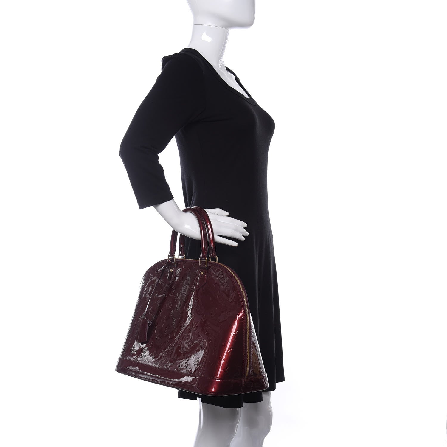 Louis Vuitton Vernis Alma GM Rouge Fauviste 2 of 9