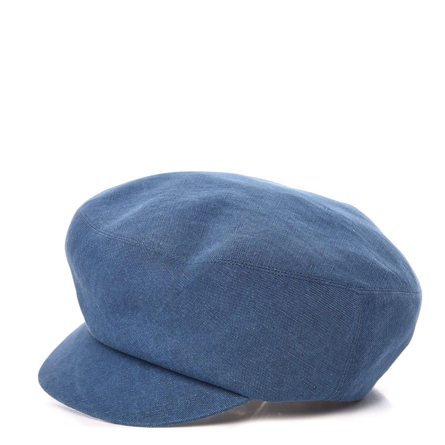 Hermes Linen Paola Cap 56 Indigo 1 of 8