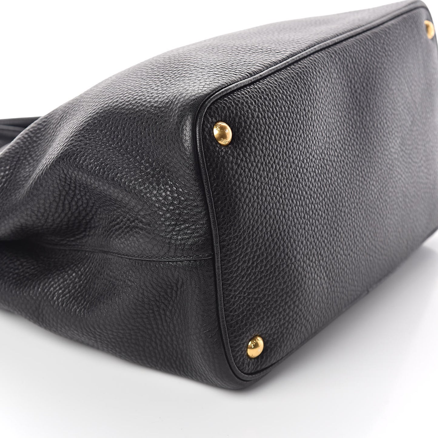 Vitello Daino Tote Black