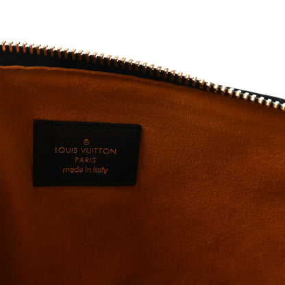 Louis Vuitton Lambskin Embossed Monogram Coussin MM Black 6 of 10