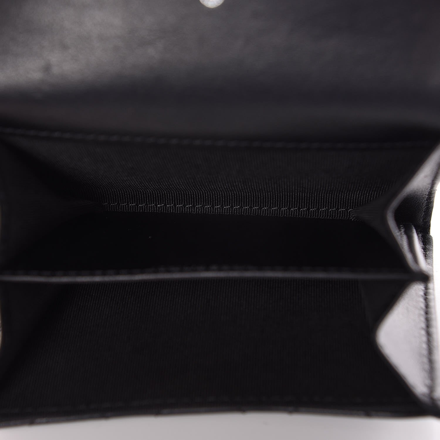 Chanel Aged Calfskin Quilted Reissue Flap Card Holder Wallet So Black 5 of 9