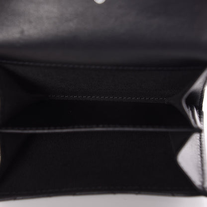 Chanel Aged Calfskin Quilted Reissue Flap Card Holder Wallet So Black 5 of 9