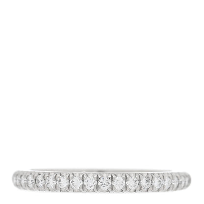 Tiffany latinum Diamond .19ctw Soleste Half Eternity Band Ring 47 4 1 of 4