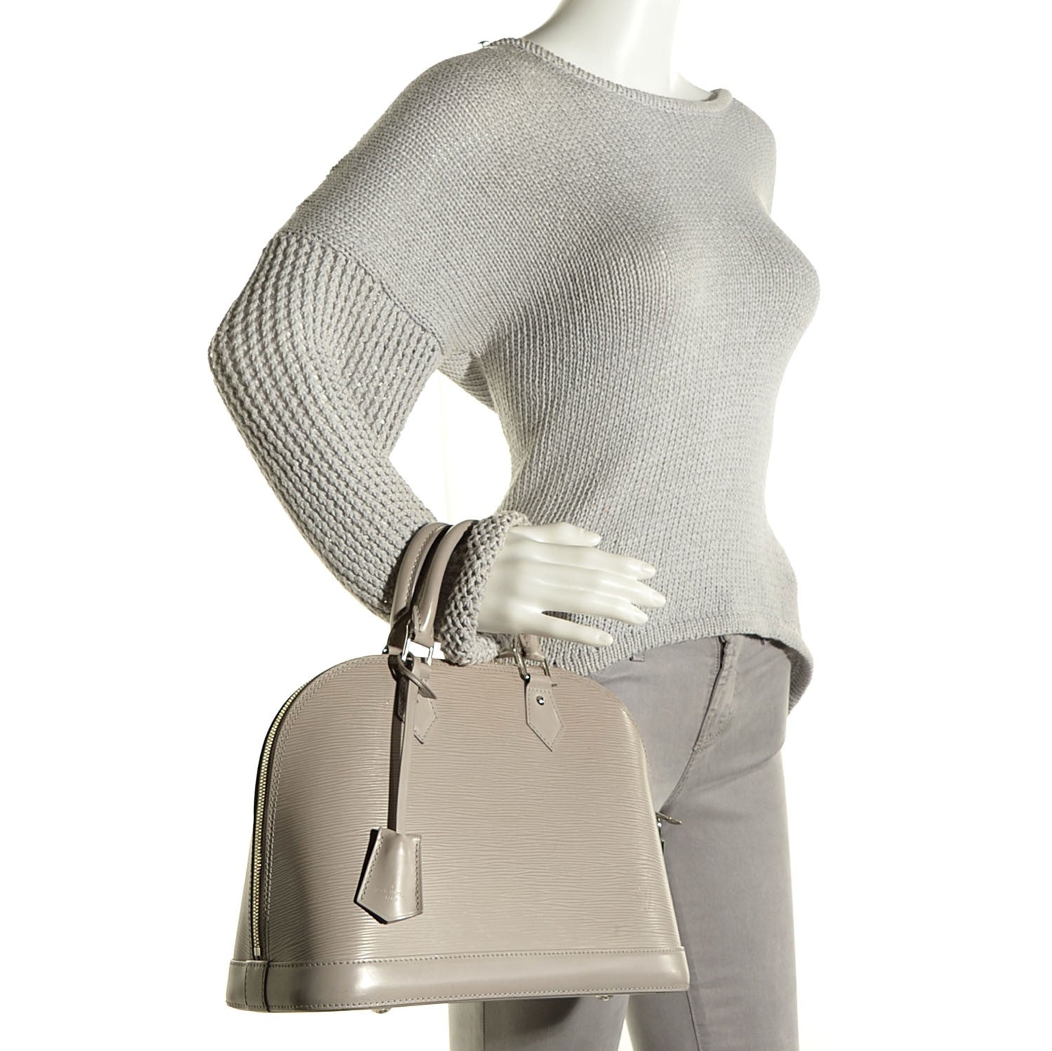 Louis Vuitton Epi Alma PM Gres 10 of 16