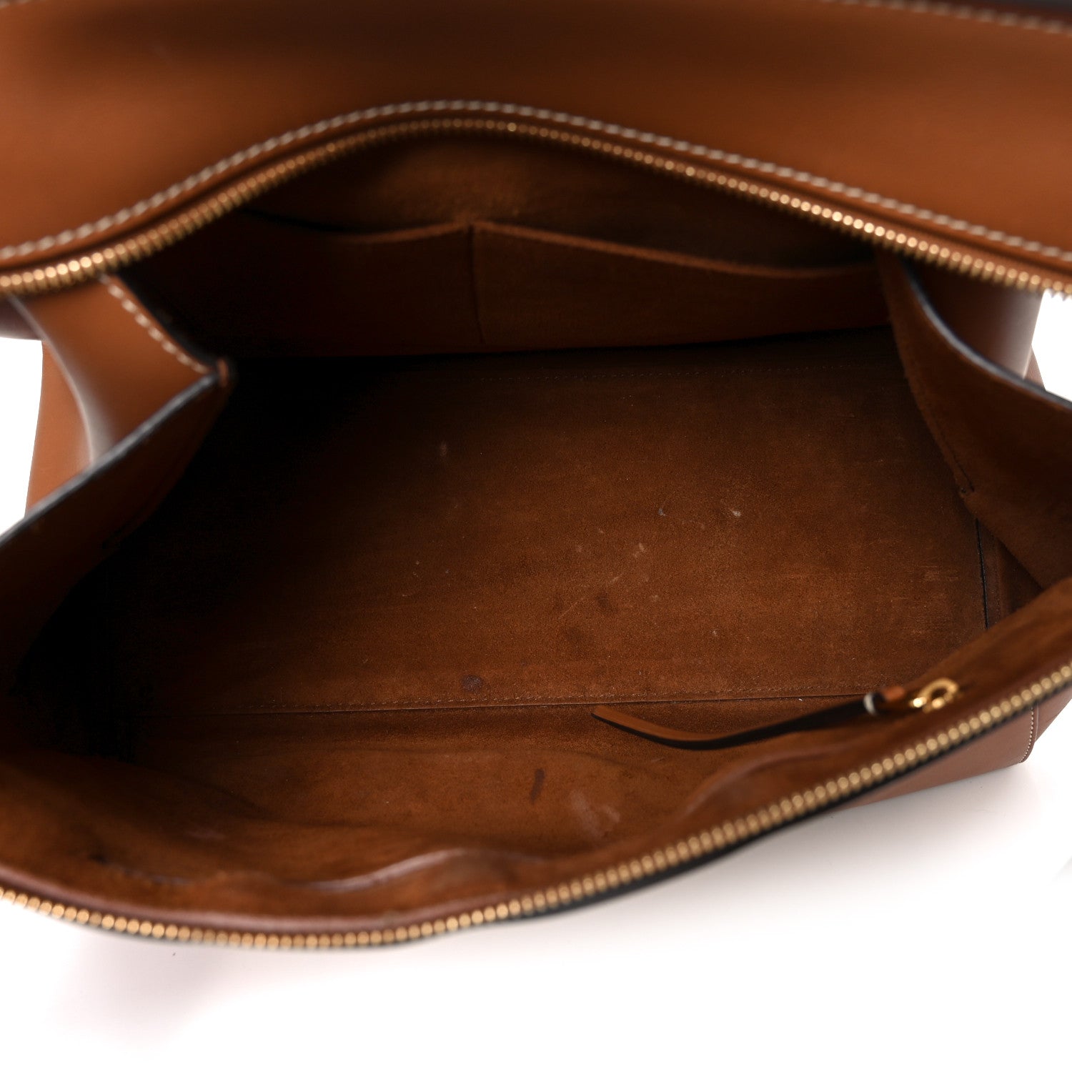 Celine Smooth Calfskin Medium Edge Shoulder Bag Camel 5 of 11