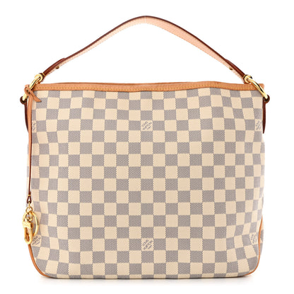 Louis Vuitton Damier Azur Delightful PM Rose Ballerine 1 of 13