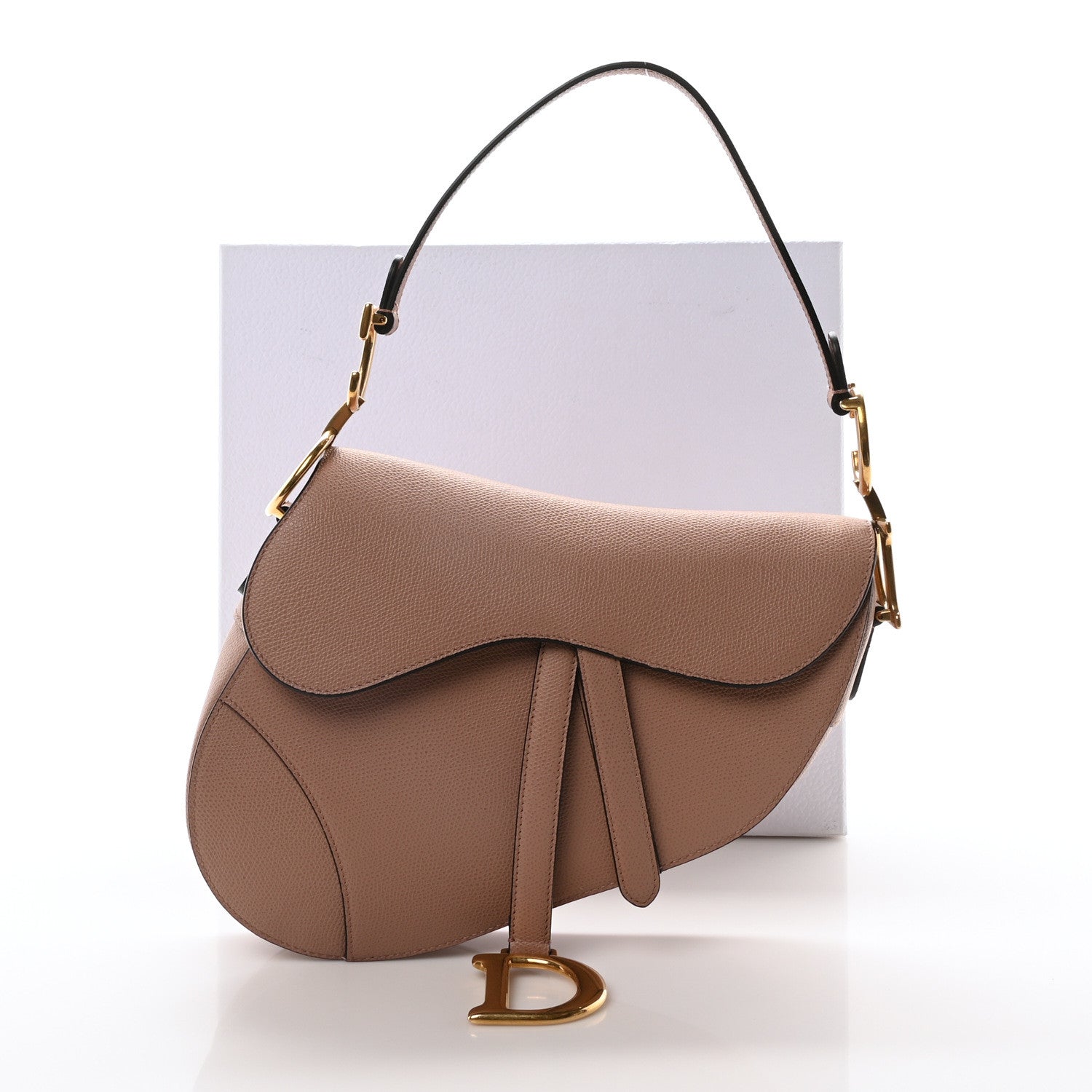 Christian Dior Grained Calfskin Saddle Bag Fard 11 of 11