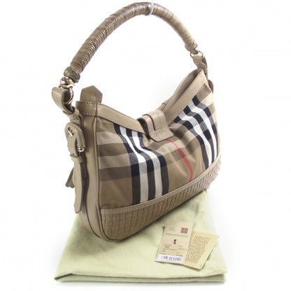 Burberry Leather Check Brompton Bag 3 of 11