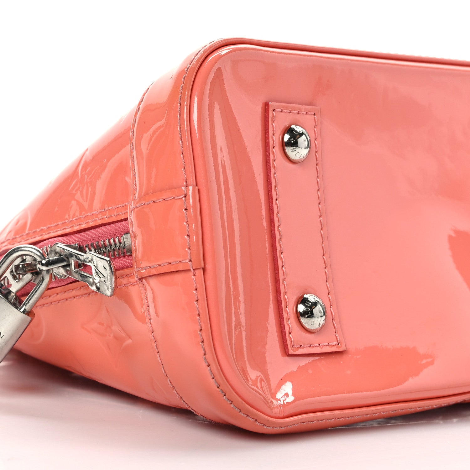 Louis Vuitton Vernis Alma BB Poppy 7 of 8