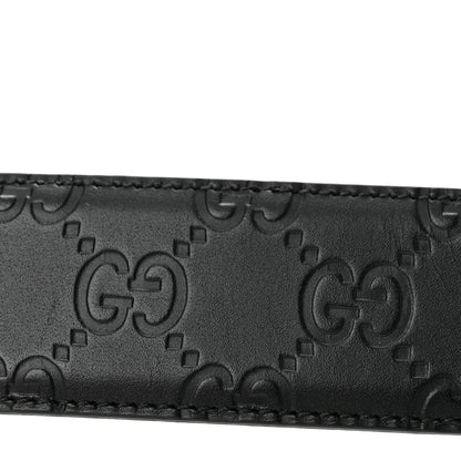 Gucci Guccissima Interlocking G 37mm Belt 80 32 Black 8 of 9