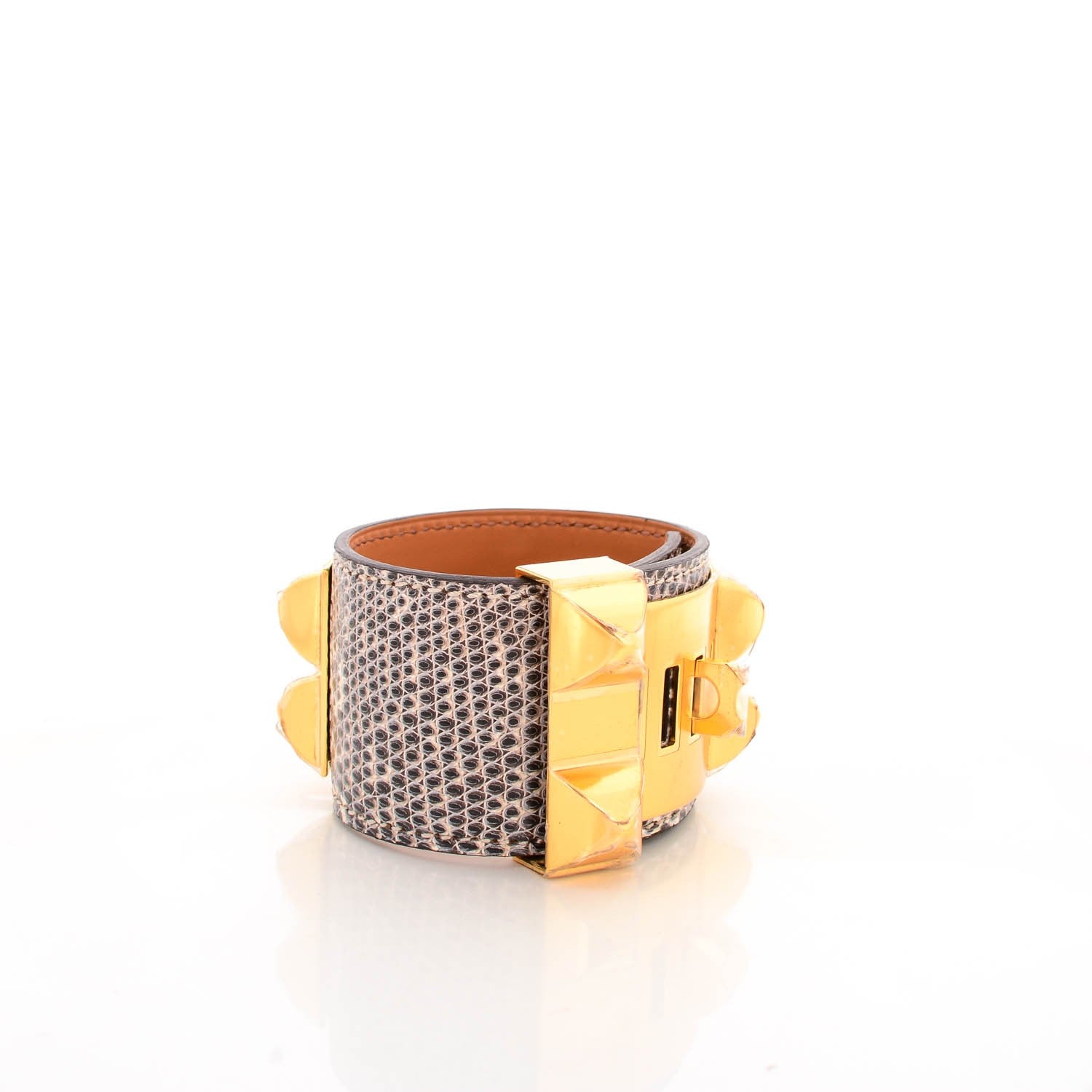 Hermes Lizard Collier De Chien CDC Bracelet S Ombre 3 of 8