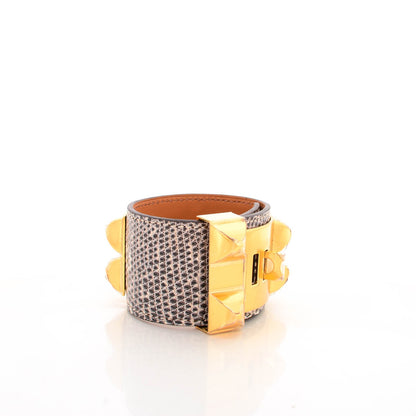 Hermes Lizard Collier De Chien CDC Bracelet S Ombre 3 of 8