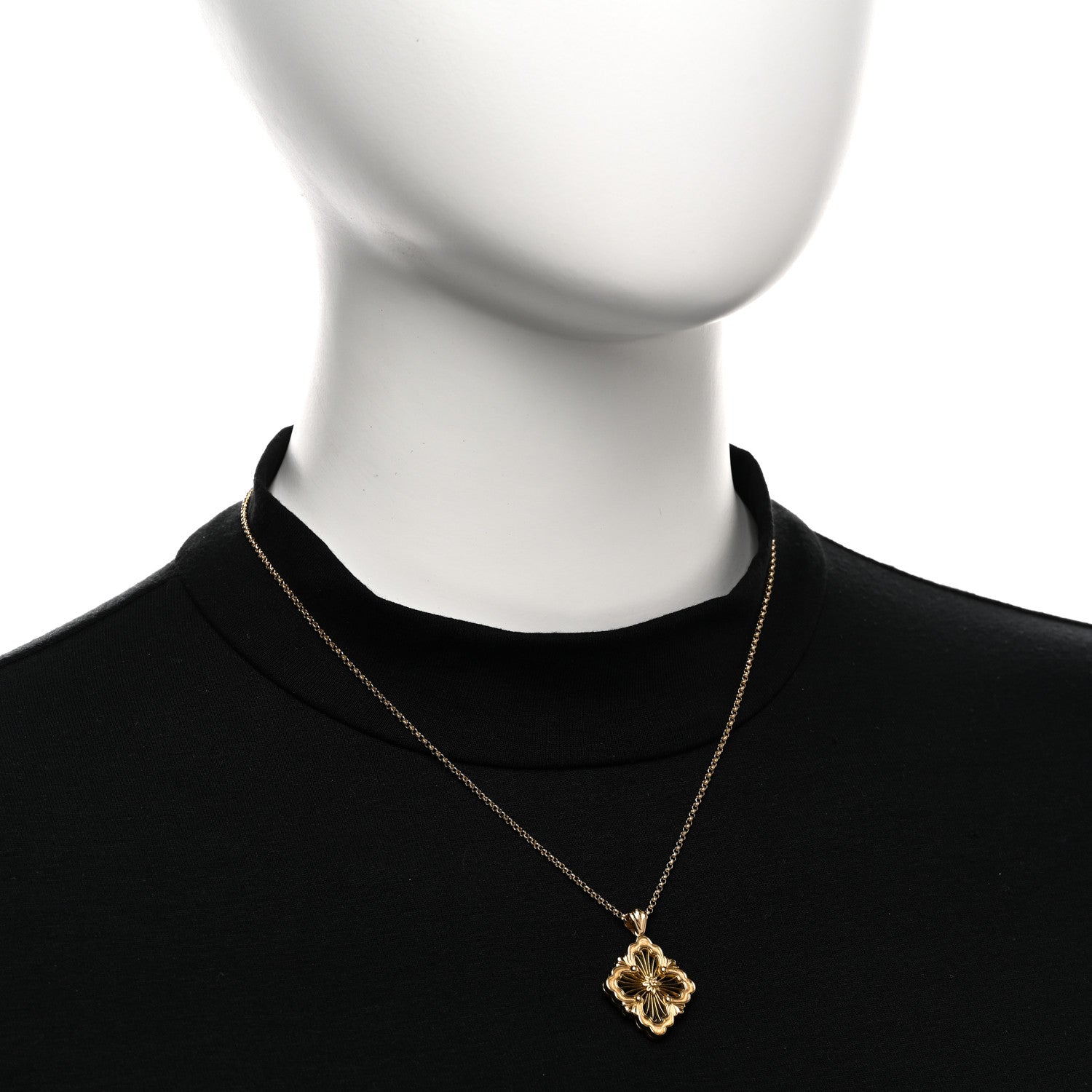 Buccellati 18K Yellow Gold Black Onyx Opera Tulle Necklace 2 of 5
