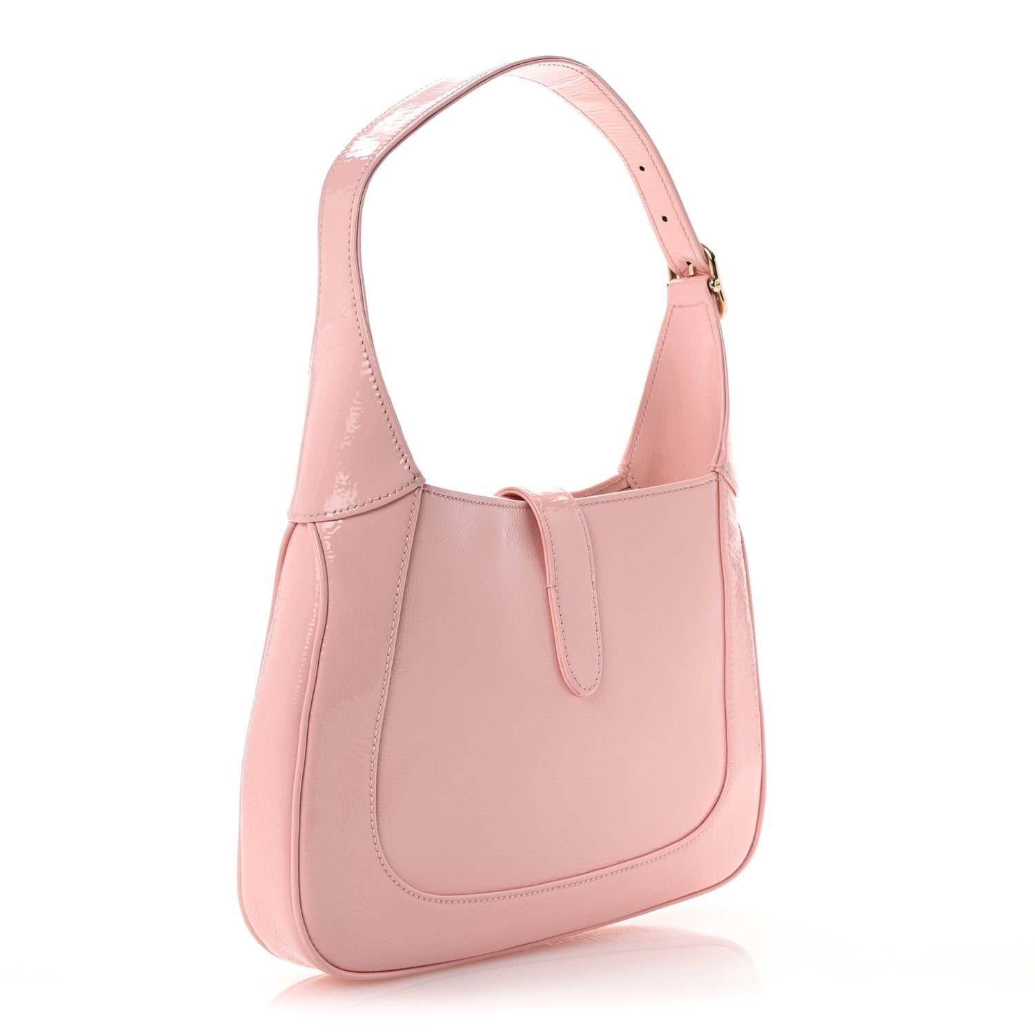 Gucci Patent Calfskin Small Jackie 1961 Hobo Light Pink 3 of 9