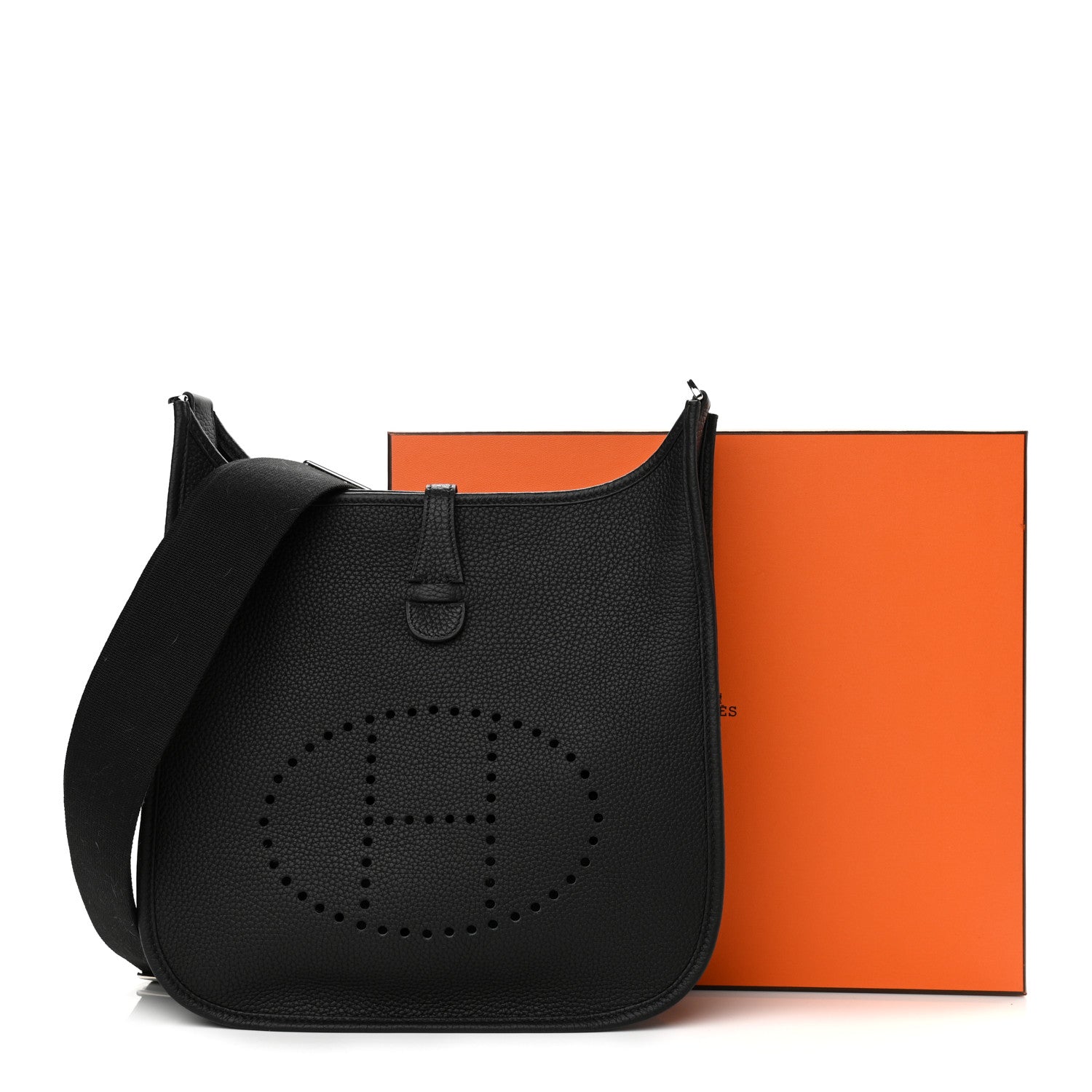 Hermes Taurillon Clemence Evelyne III PM Black 11 of 11