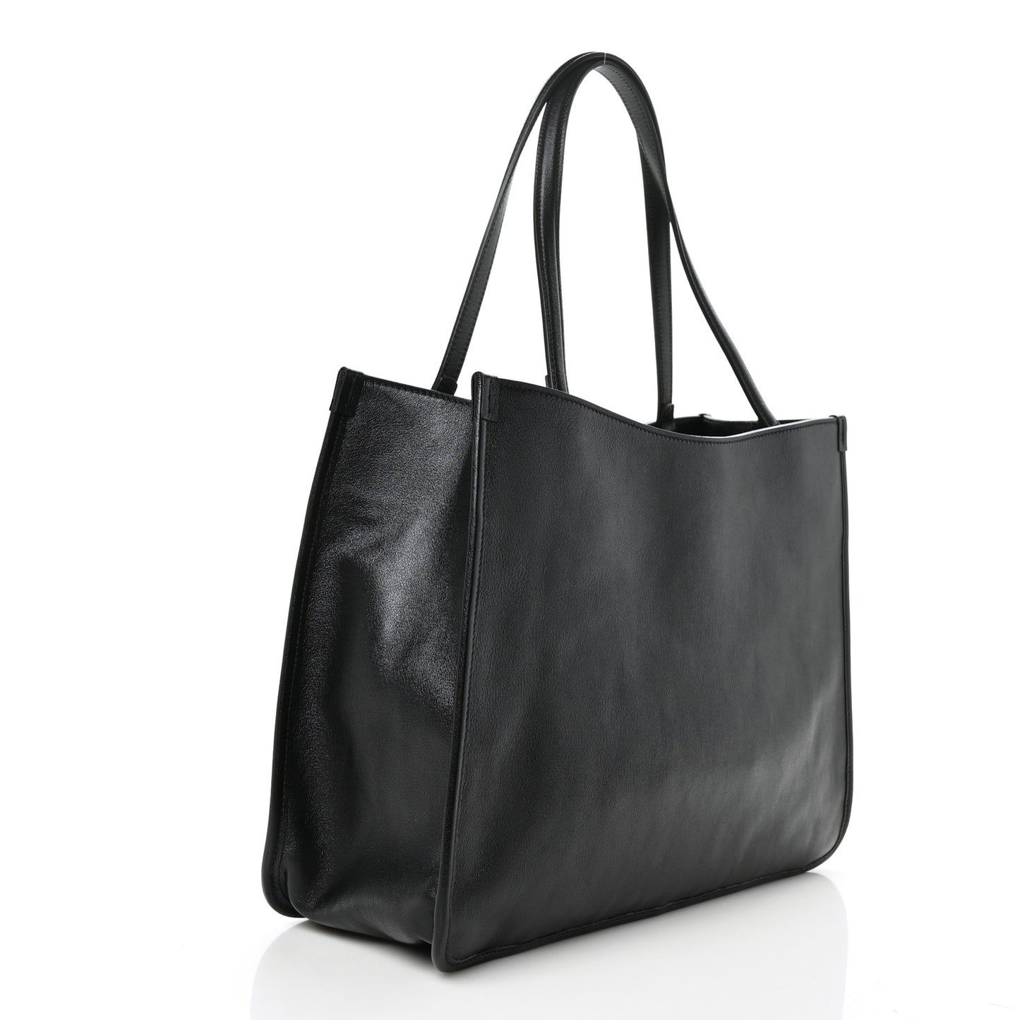 New Sakai Calfskin Lux Horsebit 1955 Tote Bag Black