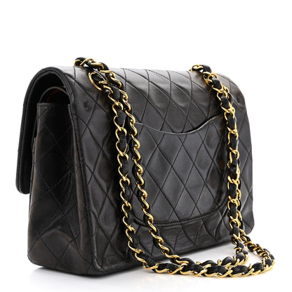 Chanel Lambskin Quilted Medium Double Flap Black 3 of 10