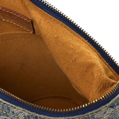 Louis Vuitton Monogram Denim Baggy PM Blue 5 of 10