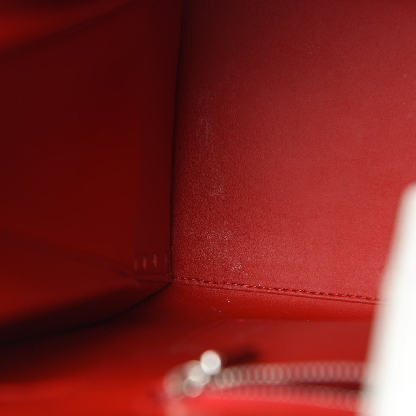 Calfskin Empire Studded Medium Paloma Snow